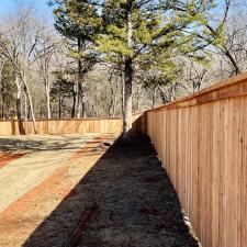 Top-quality-gorgeous-cedar-fence-complete-with-cap-and-trim-completed-in-Guthrie-OK 2